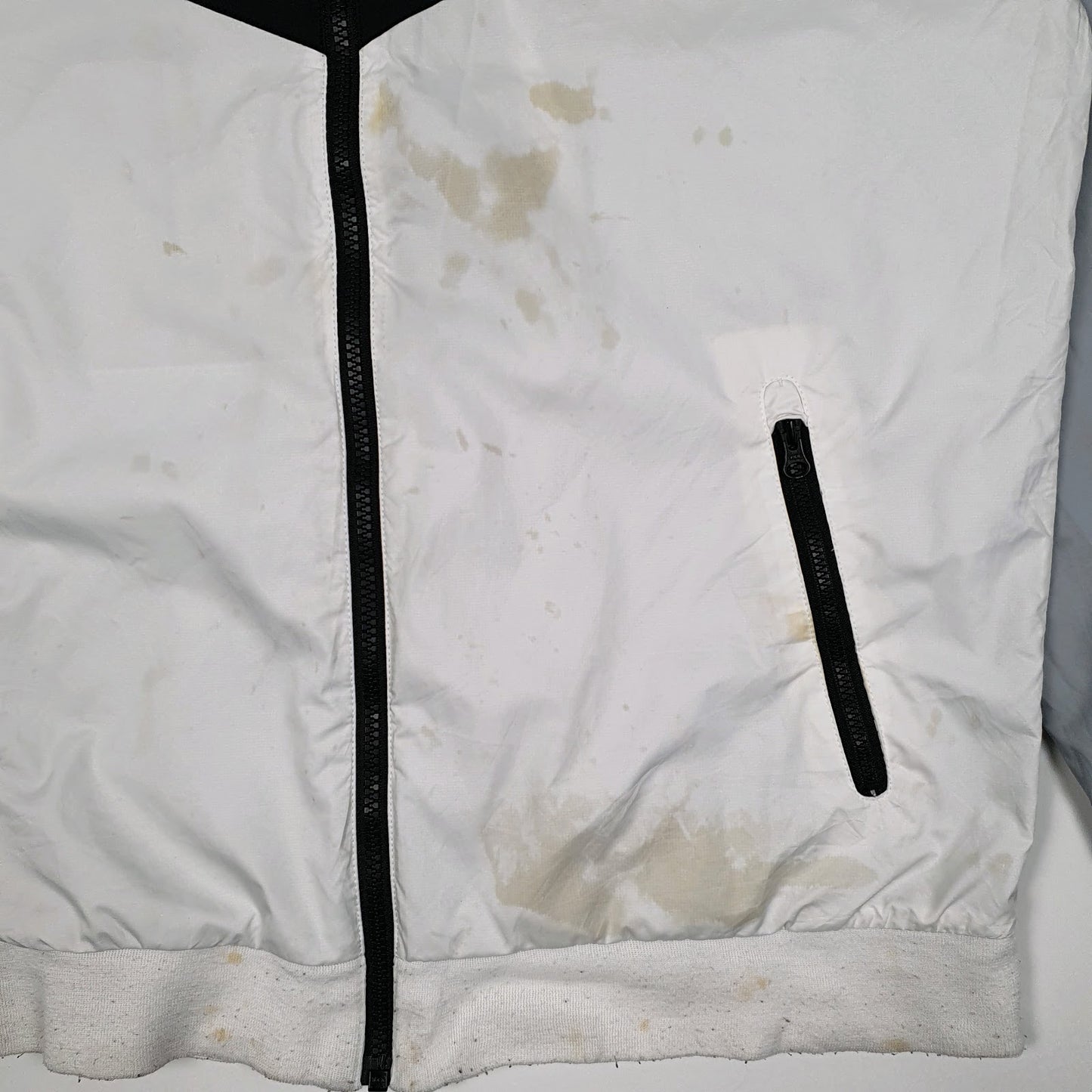 Mens White Nike Windrunner  Coat