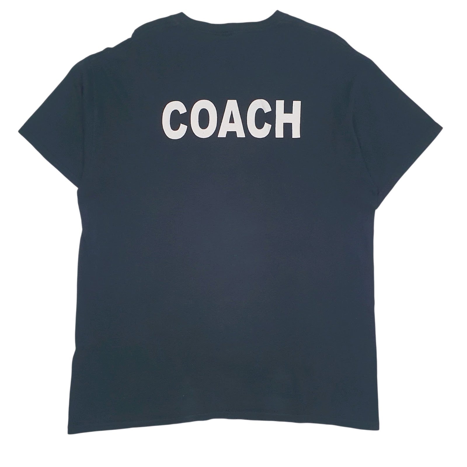 Mens Black Gildan Chino Youth Basketball Coach  T Shirt
