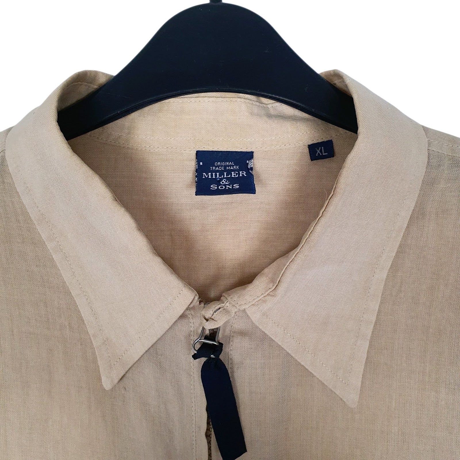 Mens Beige Miller & Sons   Shirt
