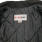 Mens Black Work King Padded Hoodie Coat