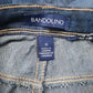 Womens Blue Bandolino Embroidered Capri  Jeans