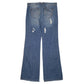 Womens Blue Oxyho Distressed throughout.  Jeans