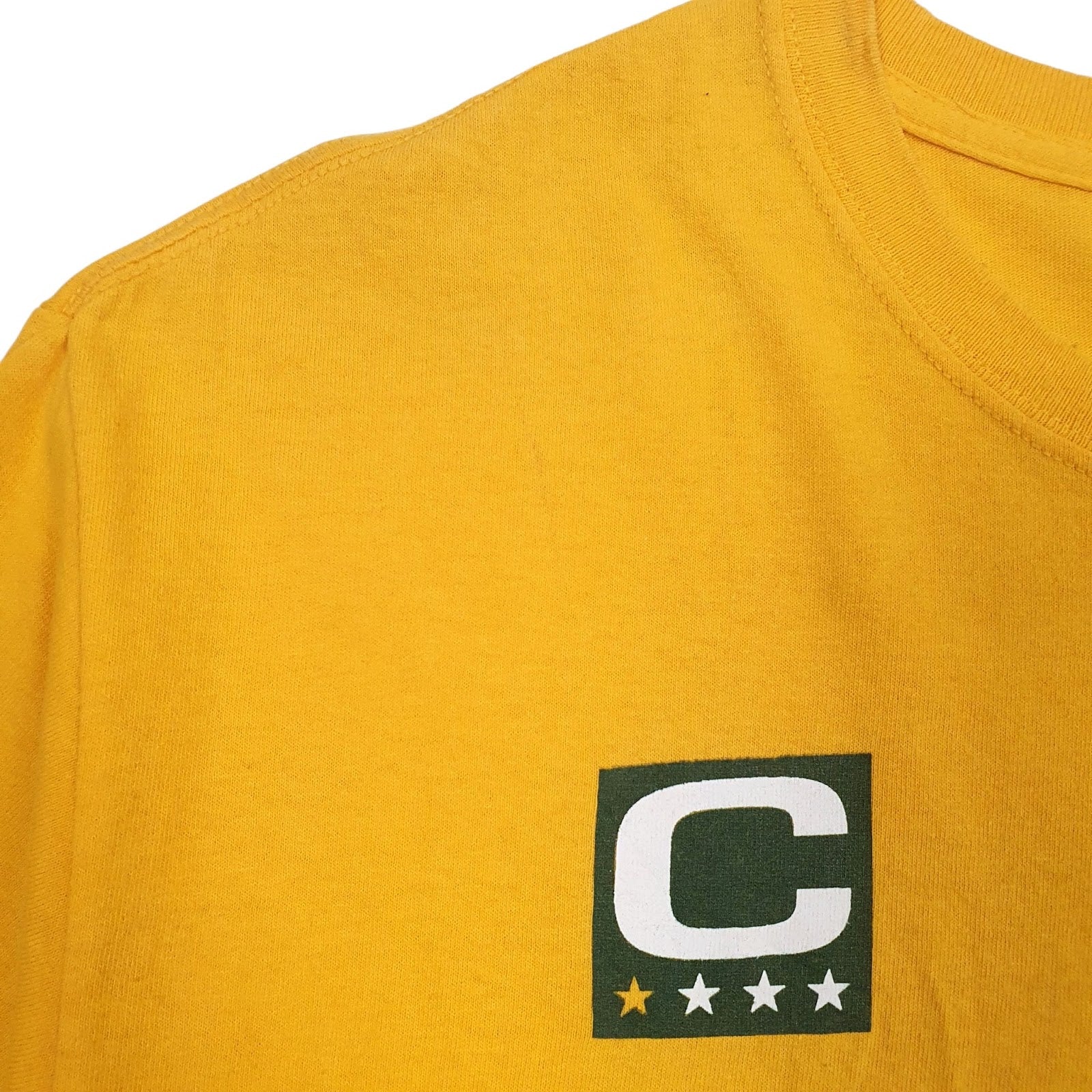 Mens Yellow Gildan The Fan  T Shirt