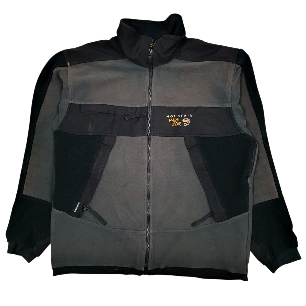 Mens Black Mountain Hard Wear Windbreaker  Coat
