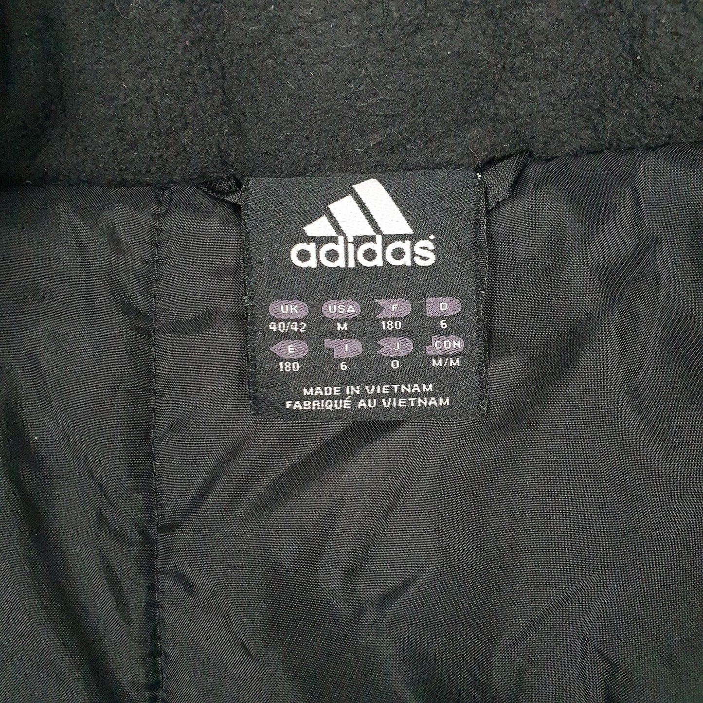 Mens Black Adidas Saint Peter's Peahens  Coat
