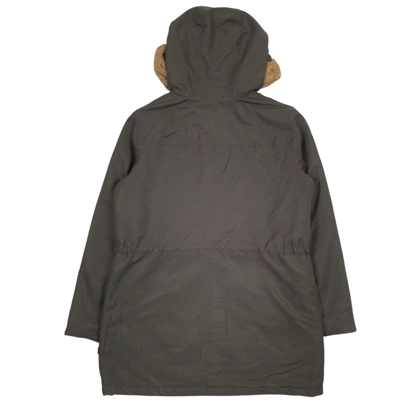 Mens Green Levis Sherpa Lined  Coat