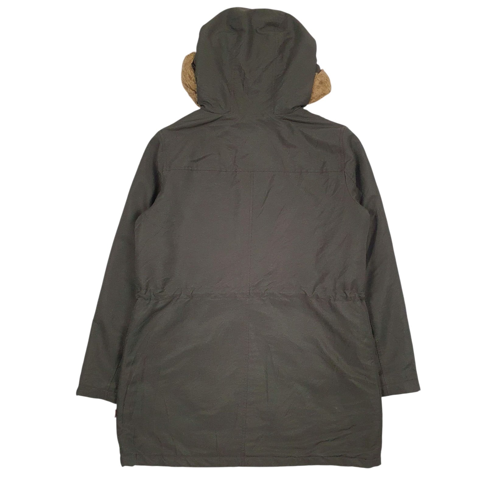 Mens Green Levis Sherpa Lined  Coat