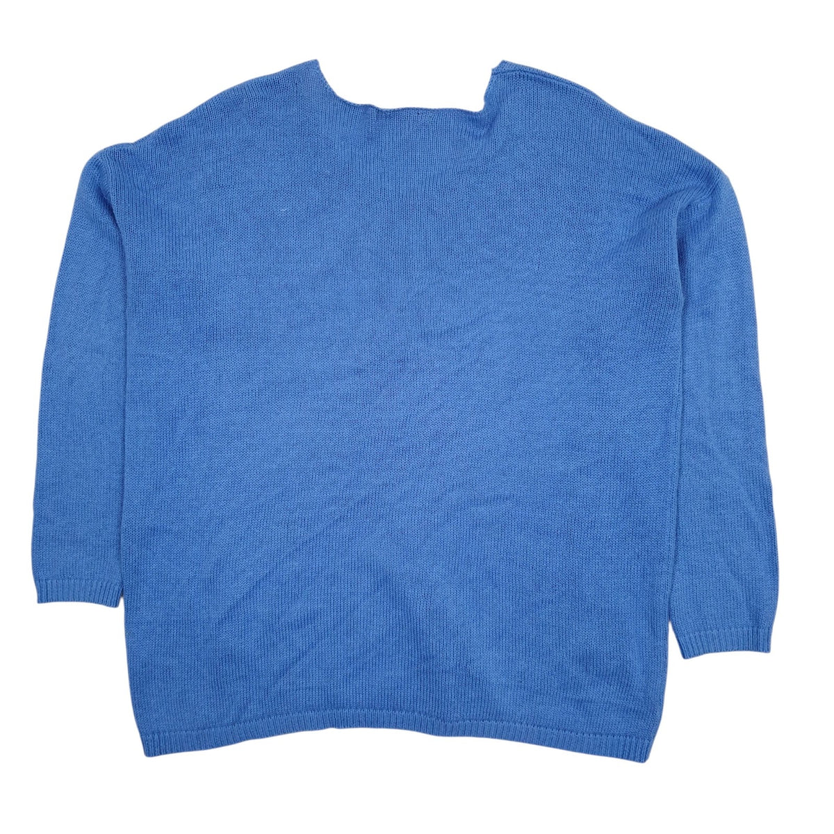 Womens Blue Onix Knit Crewneck Jumper
