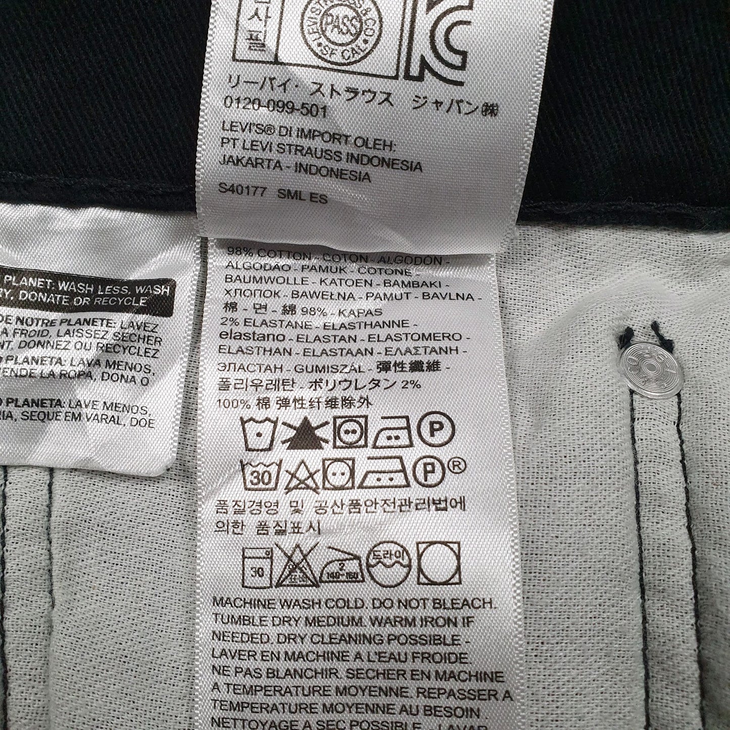 Mens Black Levis   Jeans