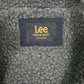 Mens Navy Lee Sherpa Lined  Coat