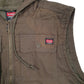 Mens Green Wrangler Workwear Padded Hooded  Coat