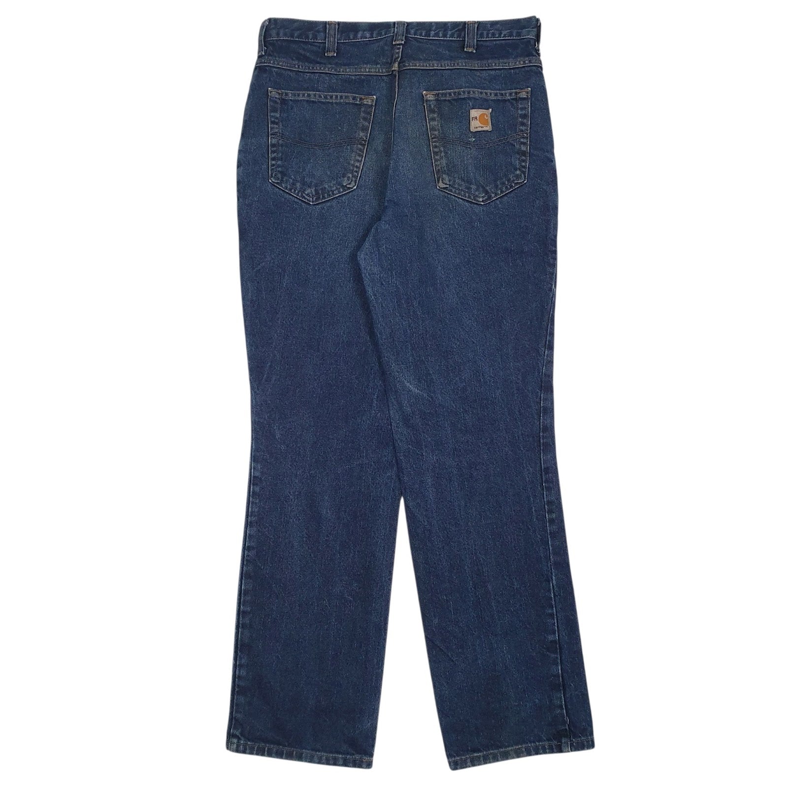 Mens Blue Carhartt Workwear Fire Resistant  Jeans