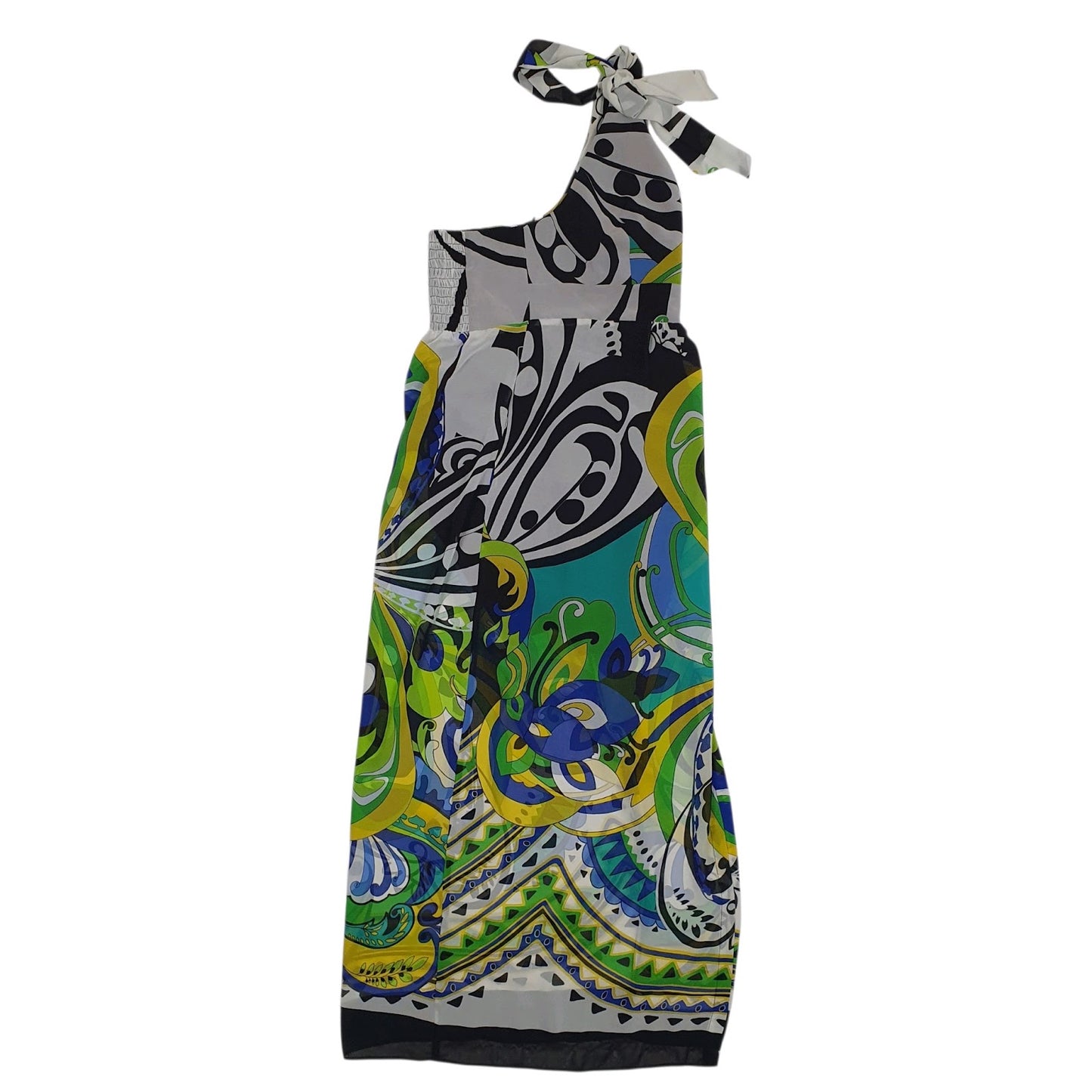 Womens Blue Le Group Asymmetric Sleeveless Dress