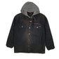 Mens Black Dickies Chore Hoodie  Coat