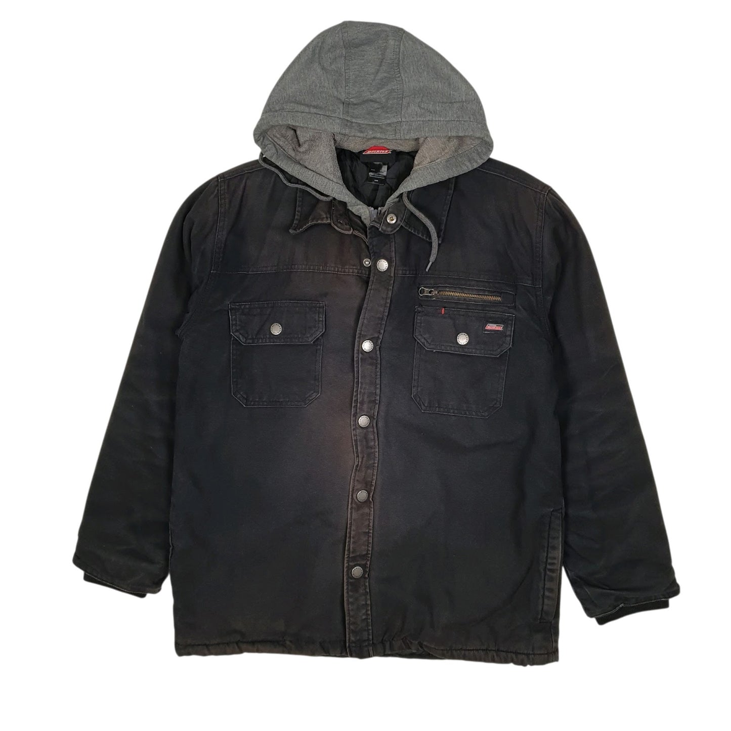 Mens Black Dickies Chore Hoodie  Coat