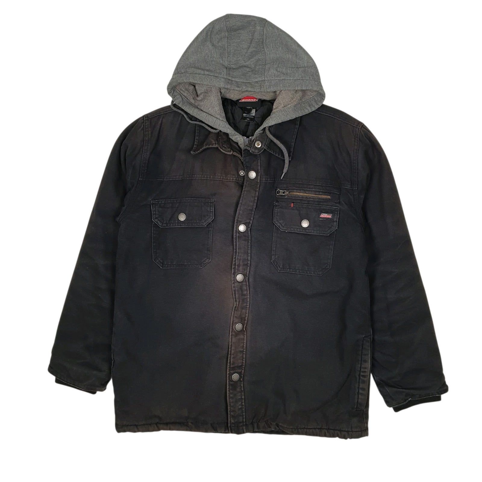 Mens Black Dickies Chore Hoodie  Coat