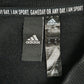 Mens Black Adidas Spellout Crewneck Jumper