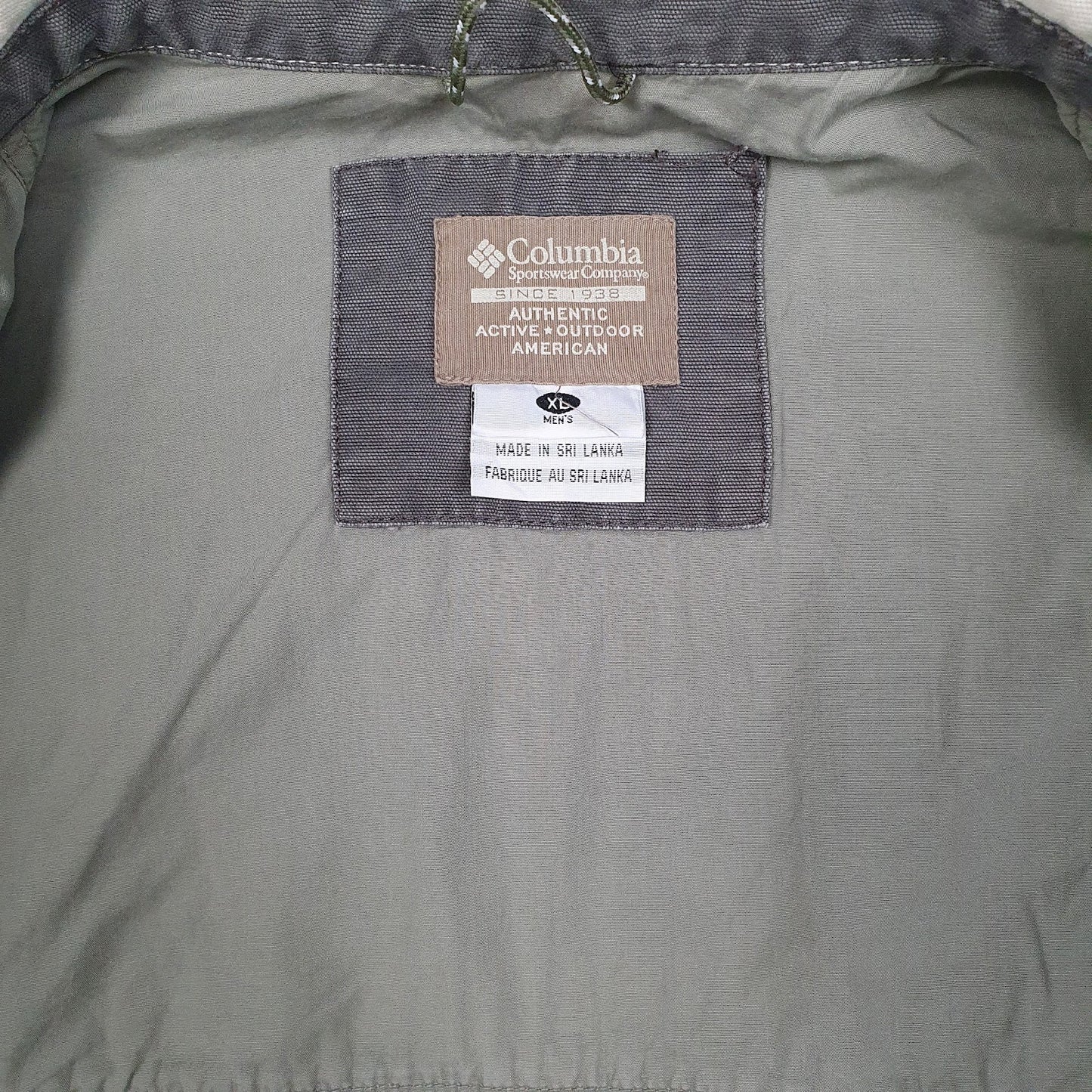 Mens Beige Columbia Sportswear Company Harrington Bomber Crewneck Coat