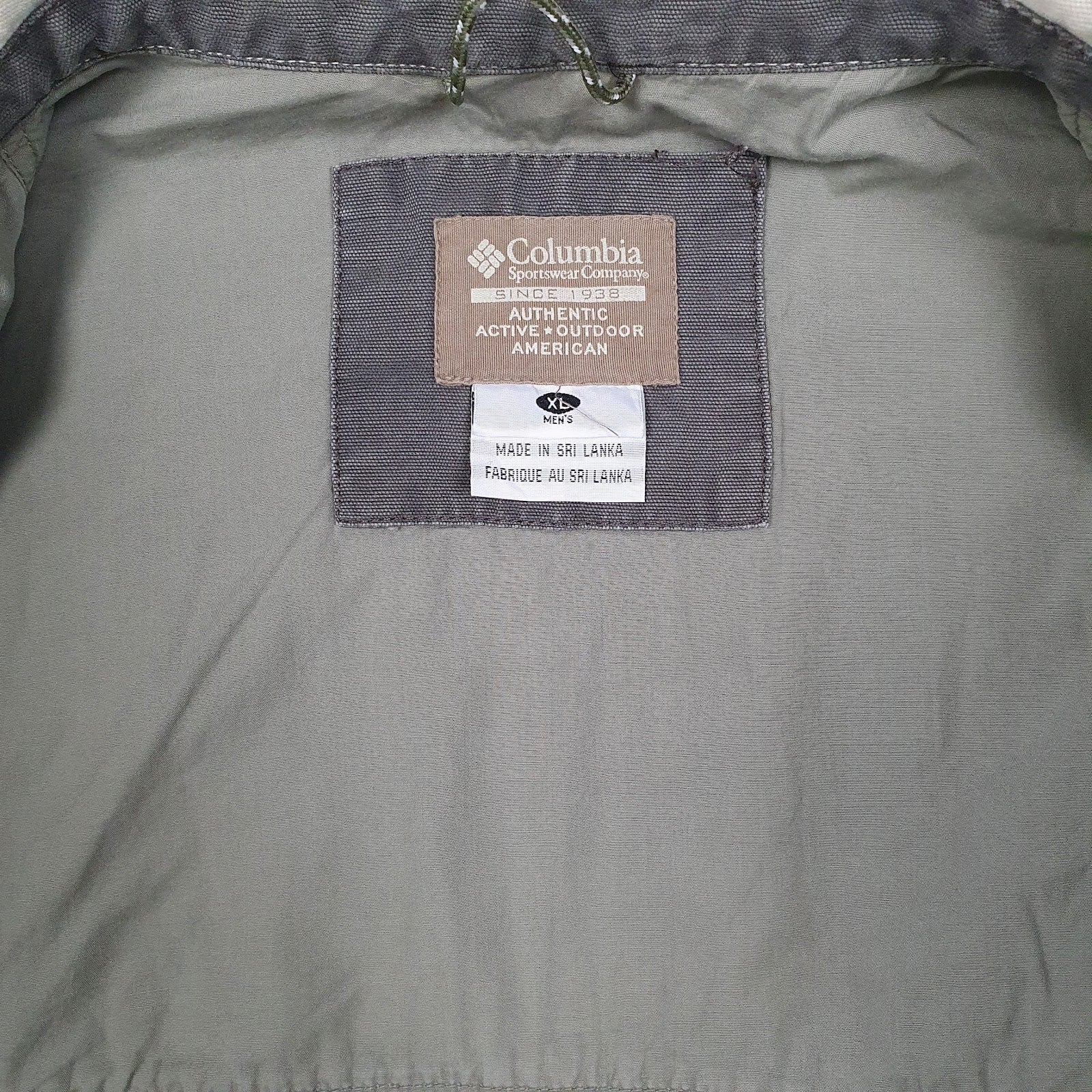 Mens Beige Columbia Sportswear Company Harrington Bomber Crewneck Coat