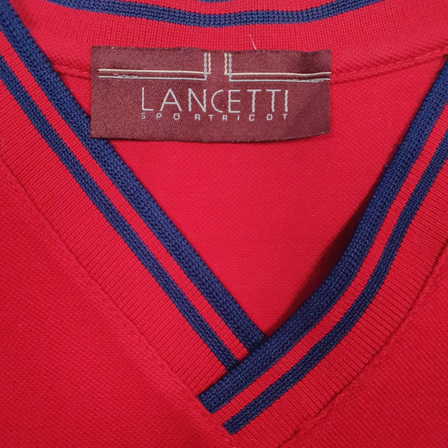 Mens Red Lancetti   T Shirt