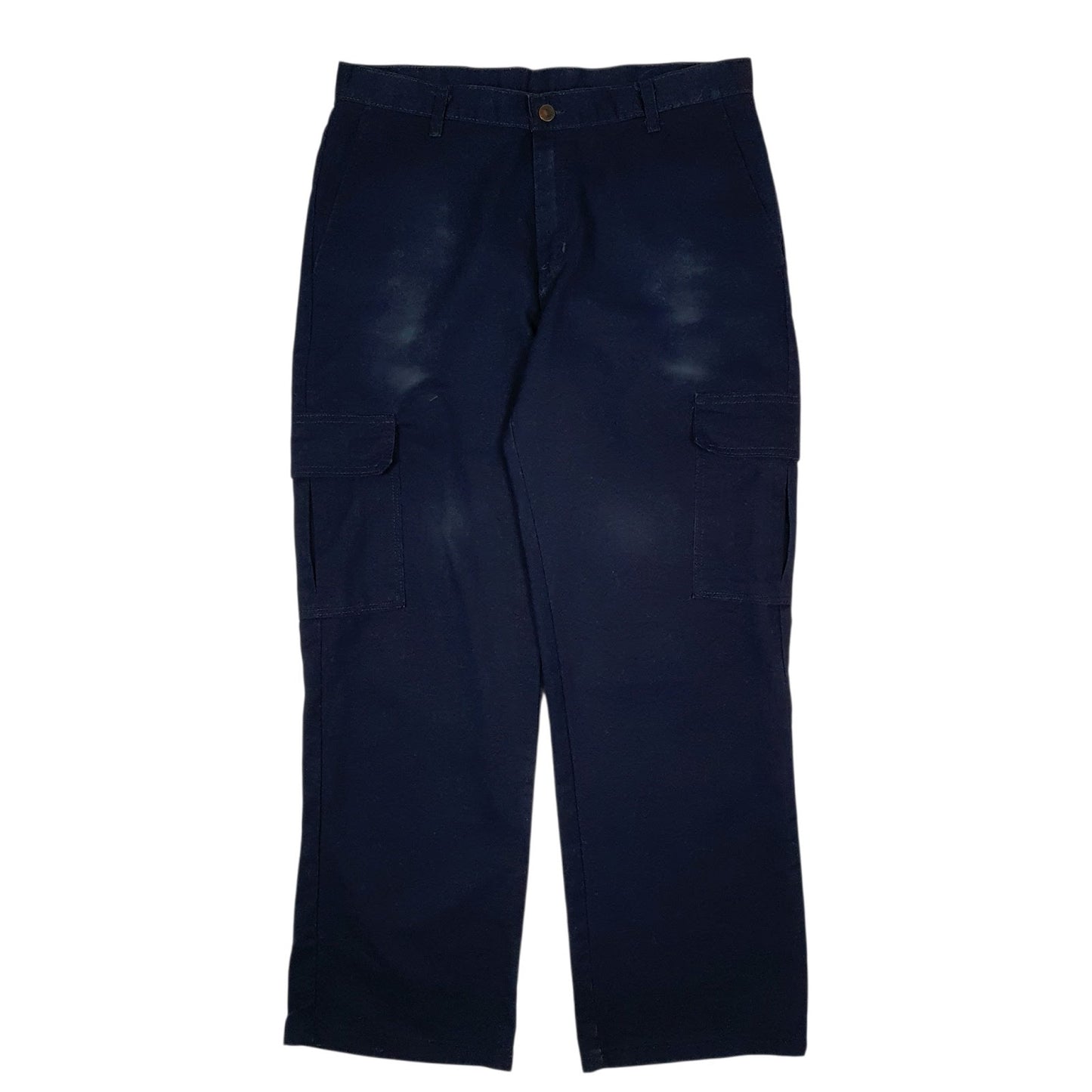 Mens Navy Dickies  Cargo Trousers
