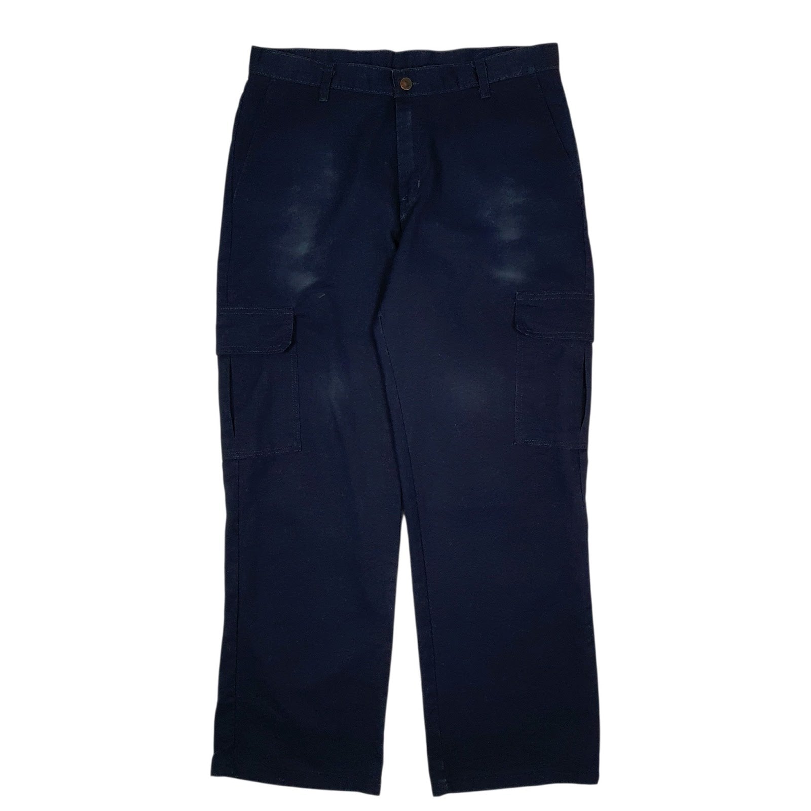 Mens Navy Dickies  Cargo Trousers
