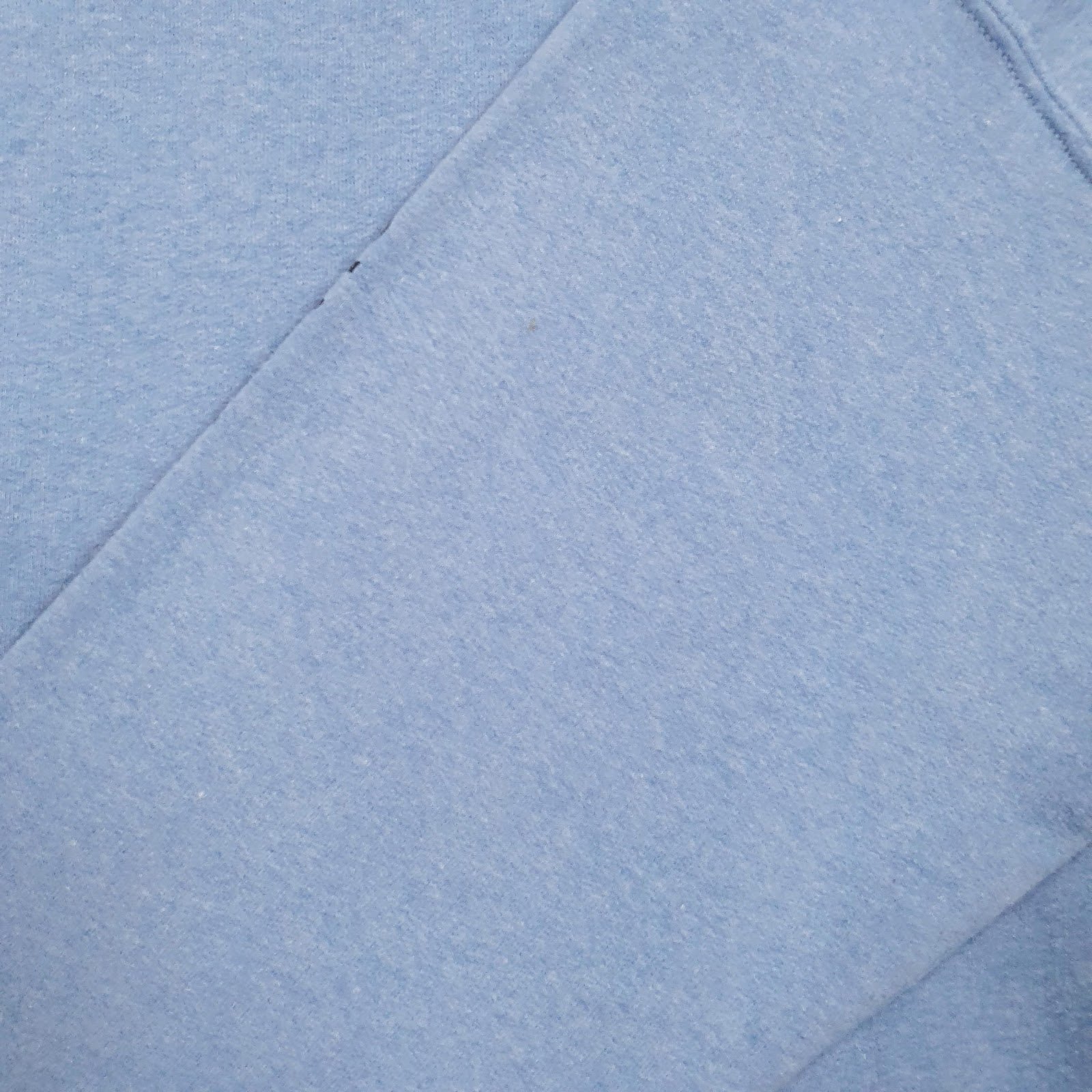 Mens Blue Fruit Of The Loom Turkey Trot Hoodie Jumper