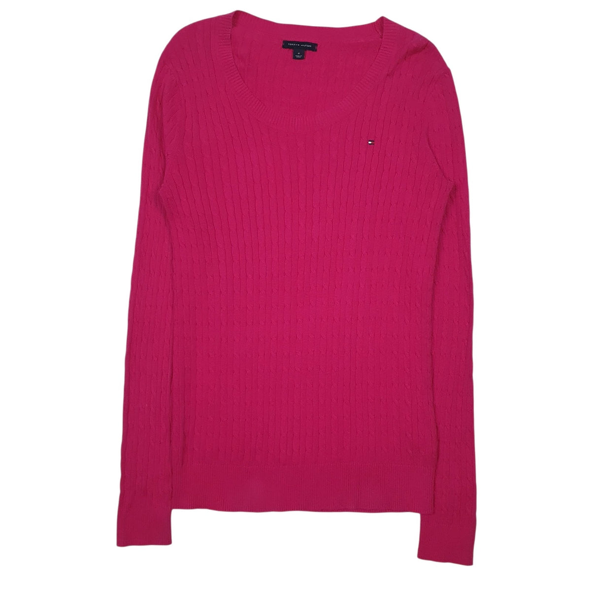 Womens Pink Tommy Hilfiger Cable Knit  Dress