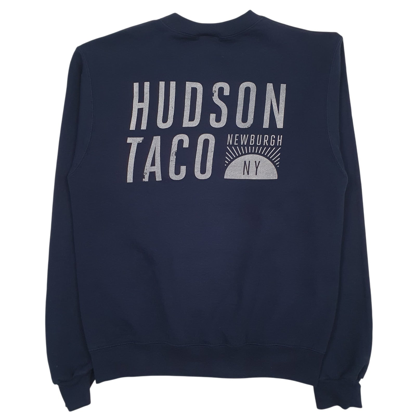 Mens Navy Champion Hudson Taco Crewneck Jumper