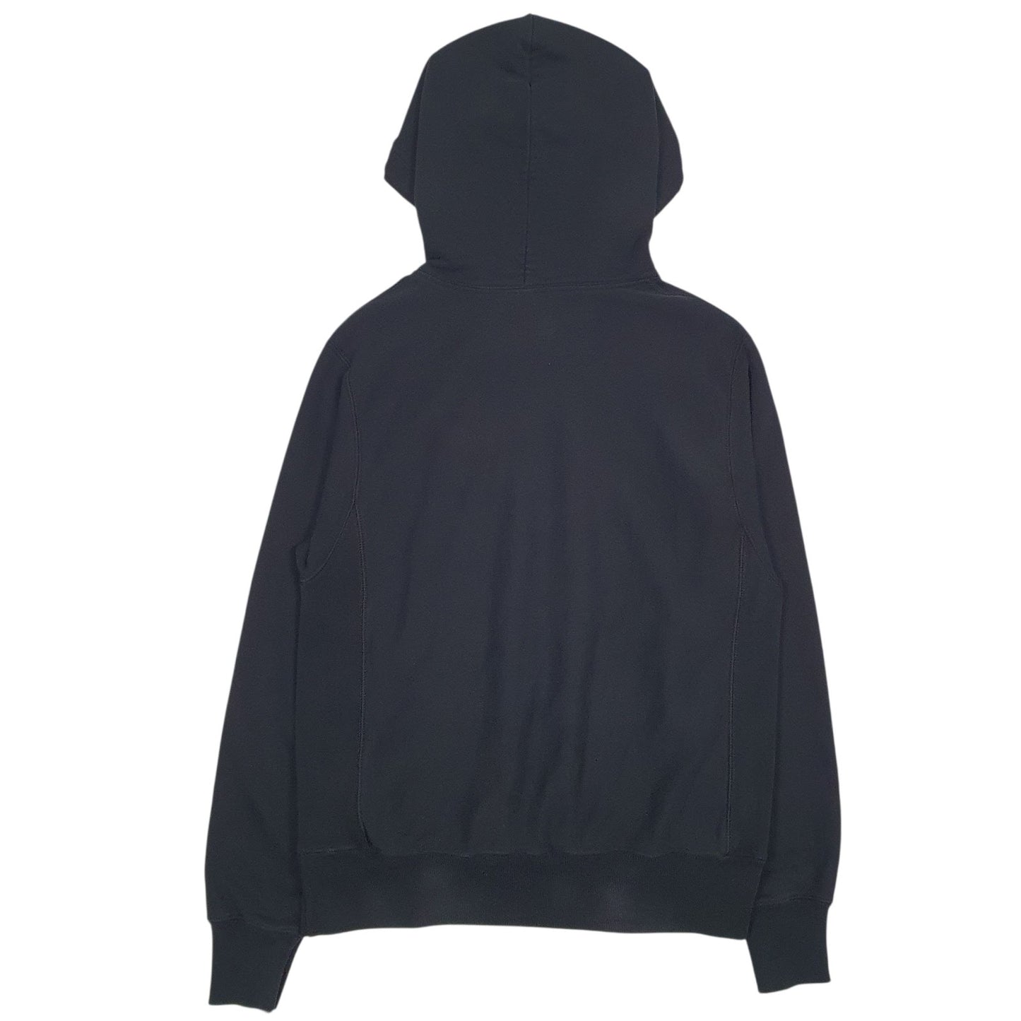 Mens Black Champion Reverse Weave Hoodie Jumper
