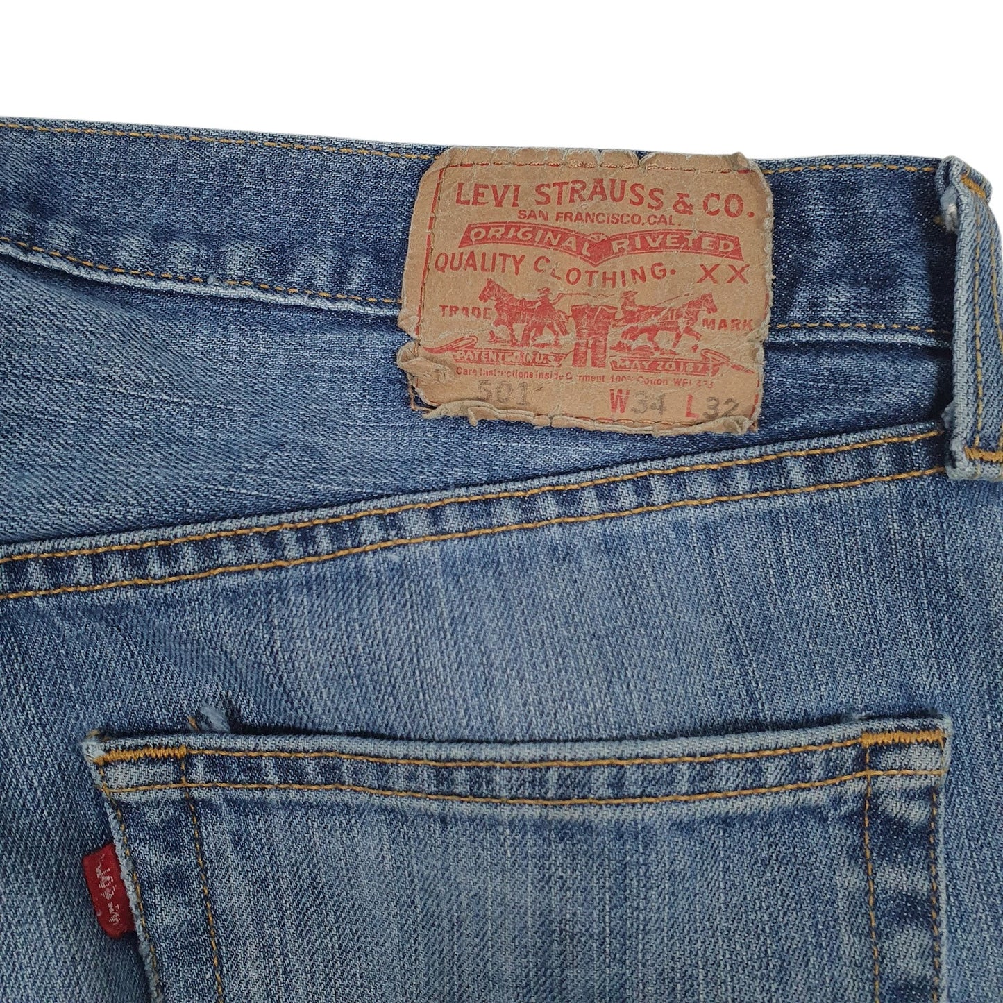 Mens Blue Levis   Jeans