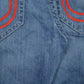 Mens Blue True Religion  Full Zip Jeans