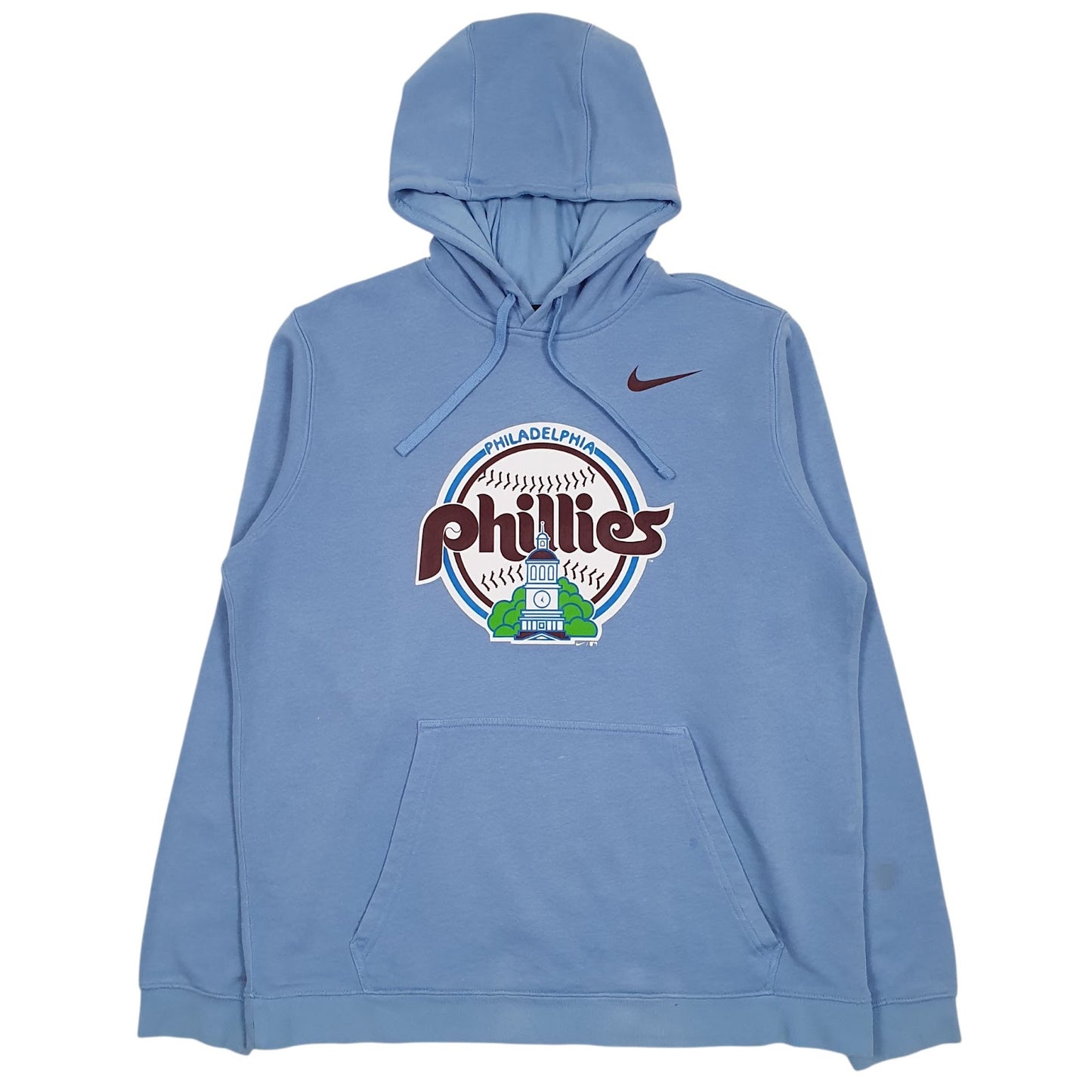 Mens Blue Nike Philadelphia Philes Hoodie Jumper