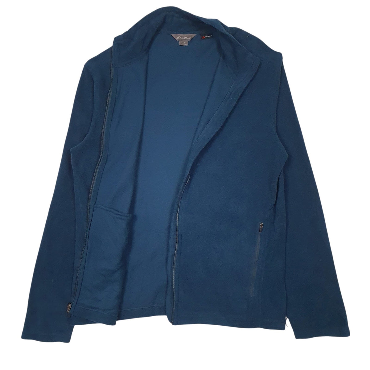 Mens Blue Eddie Bauer Polartec Full Zip Jumper