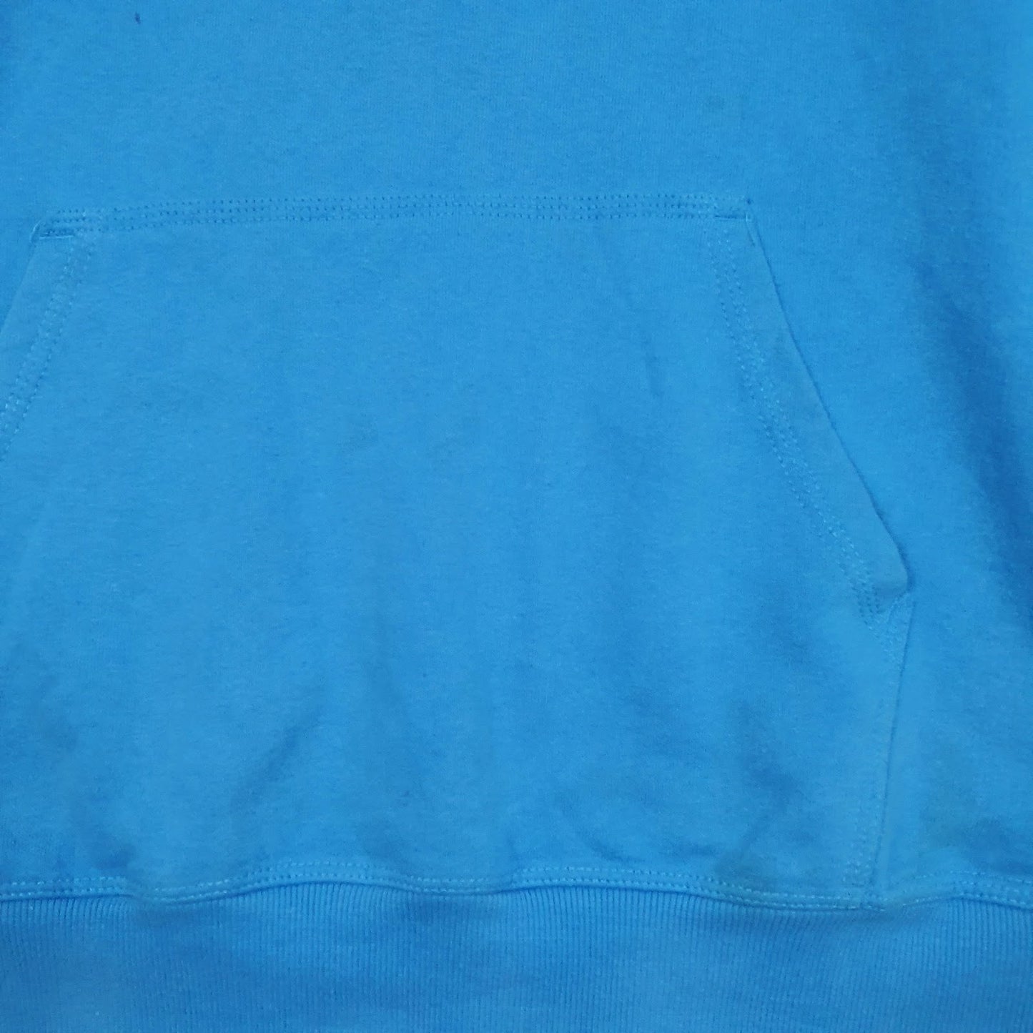 Mens Blue Champion Spellout Hoodie Jumper