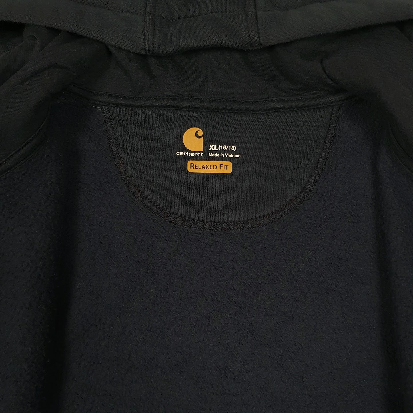 Womens Navy Carhartt Hoodie Full Zip Jumper