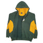 Mens Green NFL Green Bay Packers Full Zip Jumper