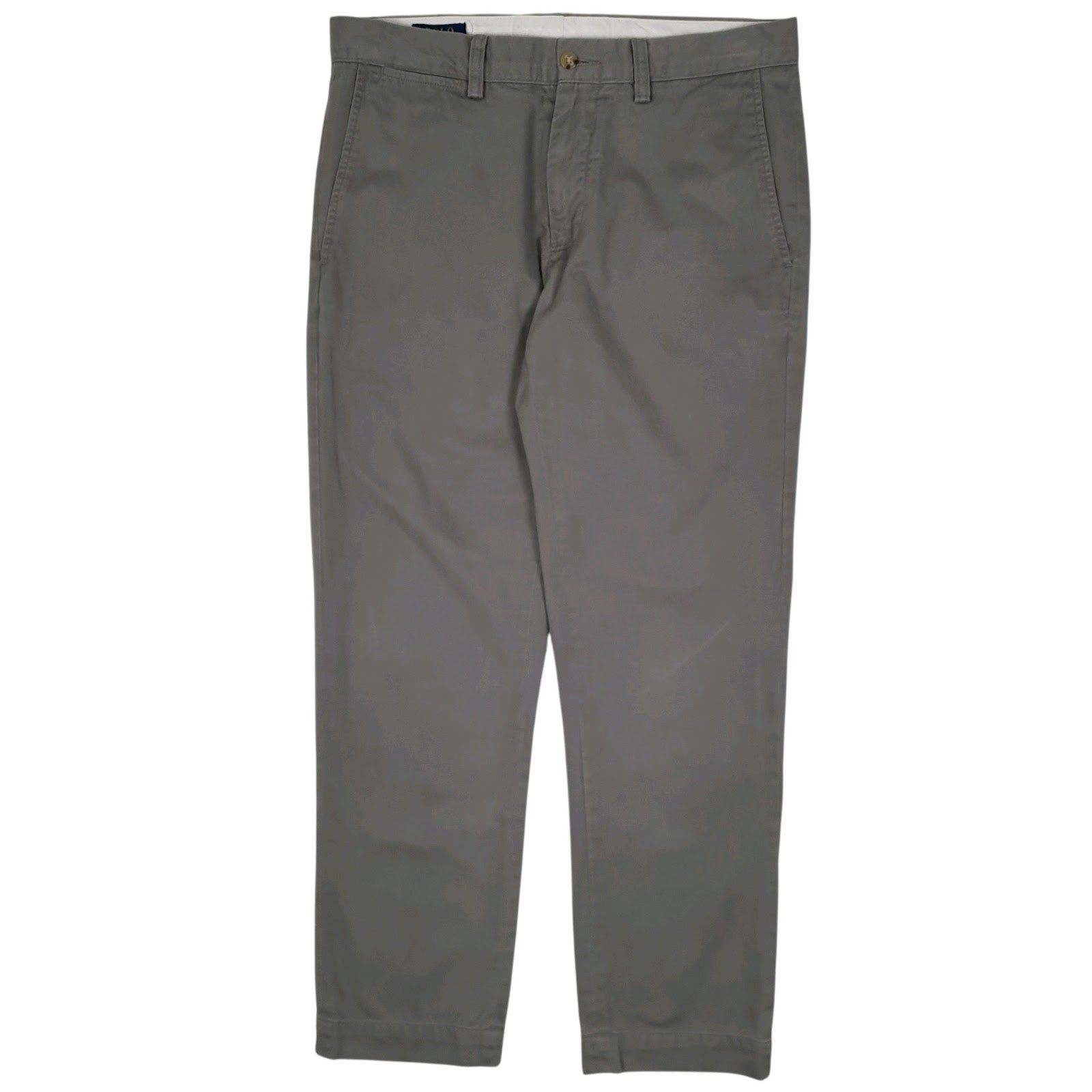 Mens Grey Polo Ralph Lauren Slim Fit Chino Trousers