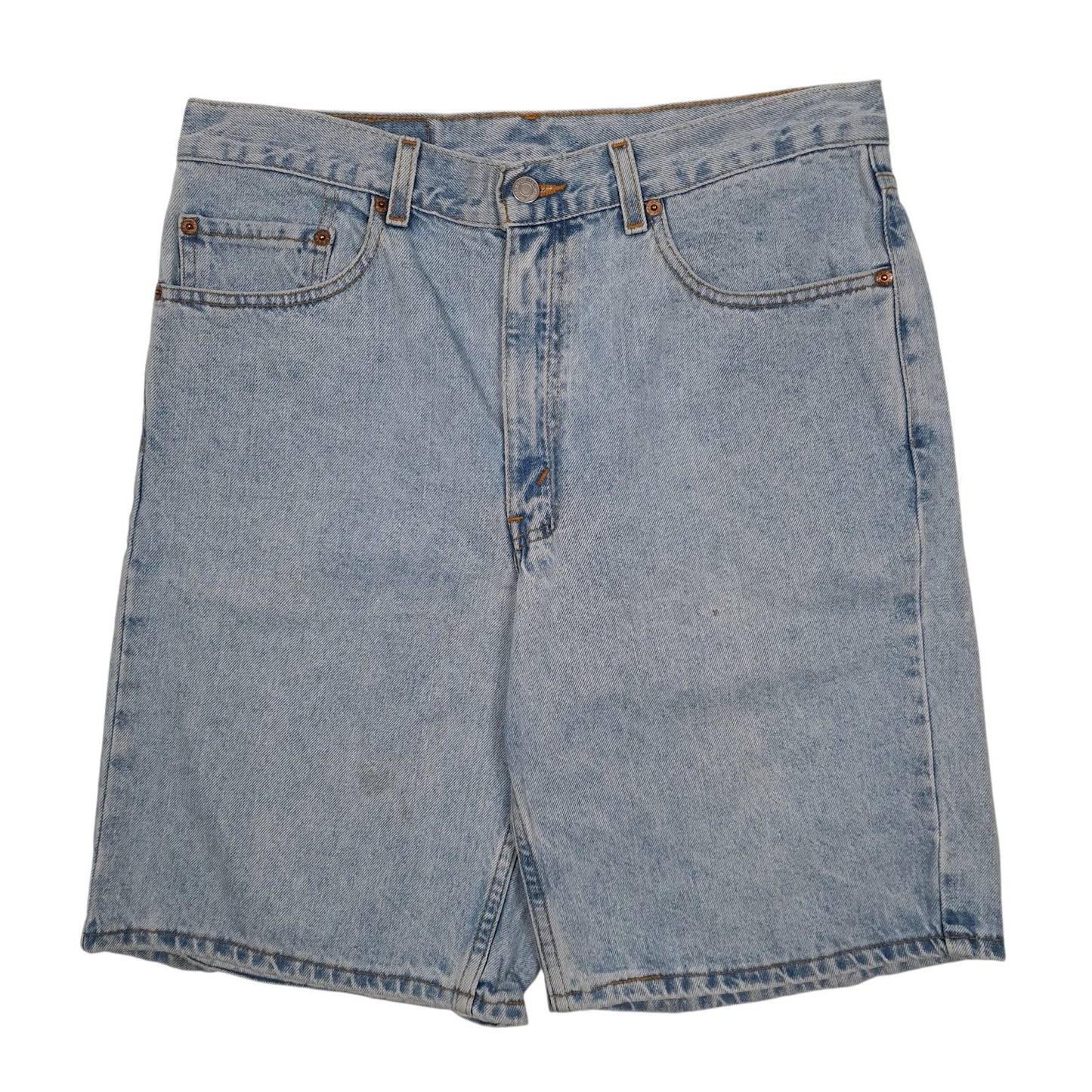 Mens Blue Levis 550 Vintage 90s Denim Shorts