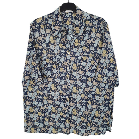 Womens Navy B.M. Company  Short Sleeve Shirt