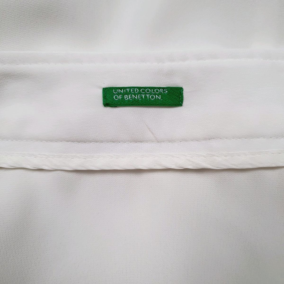 Womens White United Colors Of Benetton   Trousers