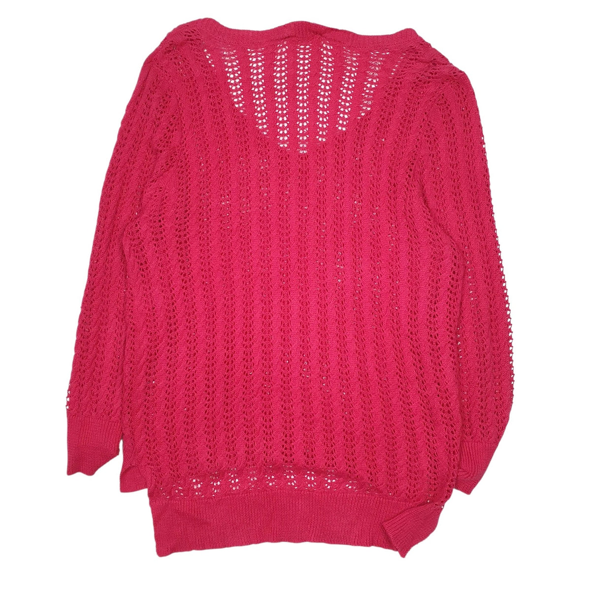 Womens Pink NY Collection  V Neck Jumper