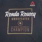 Mens Black Reebok Rounda Rousey UFC Undefeated Bantamweight Champion  T Shirt