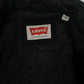 Mens Black Levis Cruiser Wool Windbreaker  Coat