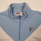 Womens Black Fila  Quarter Zip Jumper