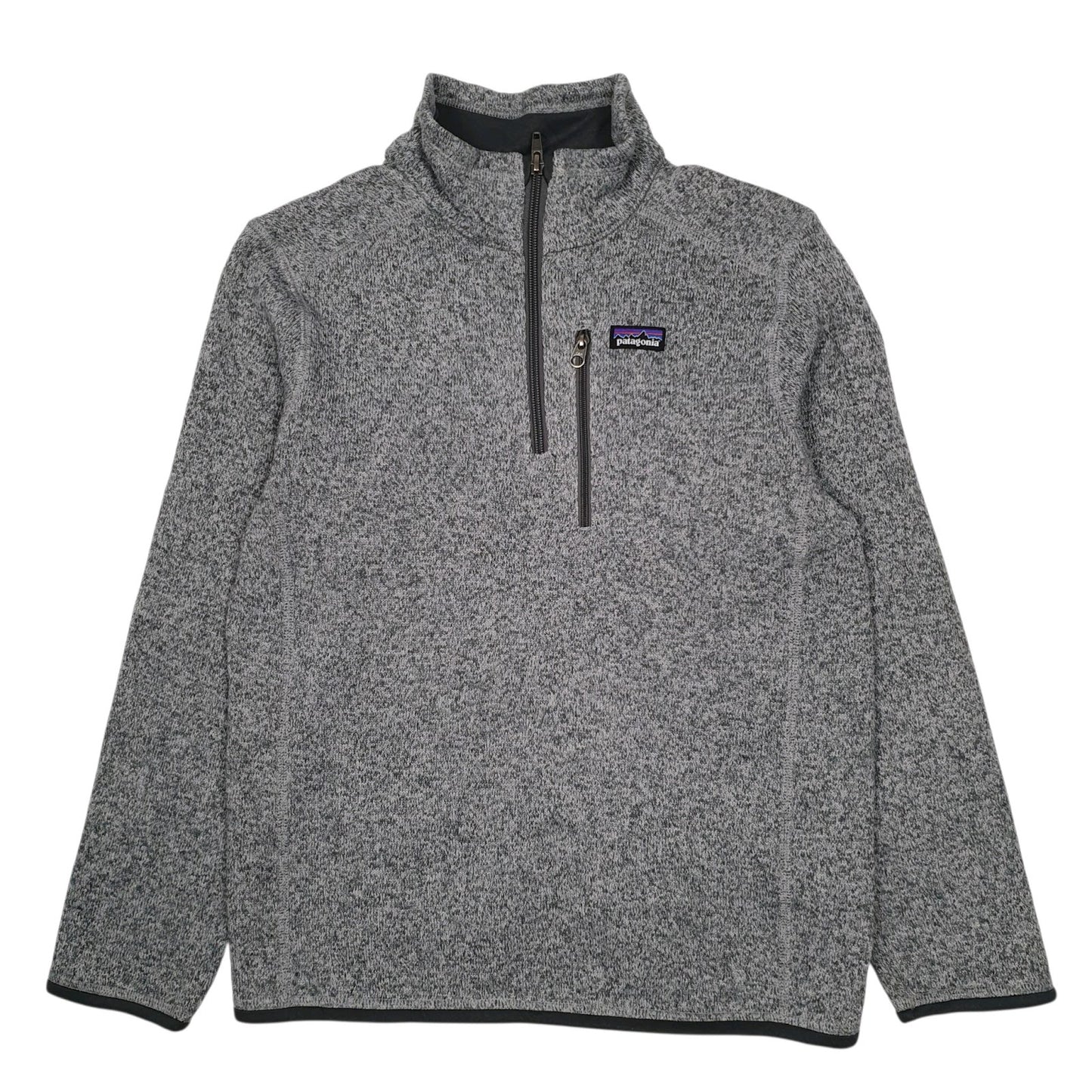 Womens Grey Patagonia Better Sweater Quarter Zip Jumper