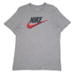 Mens Grey Nike Spellout Short Sleeve T Shirt