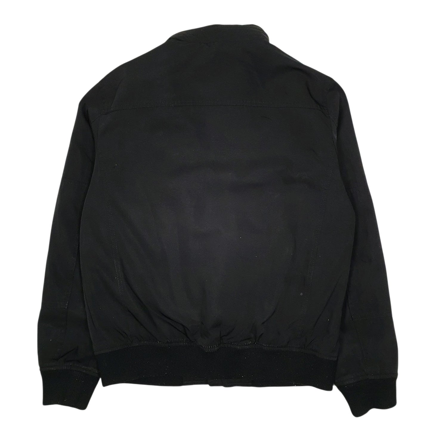 Mens Black Tommy Hilfiger Padded Windbreaker  Coat