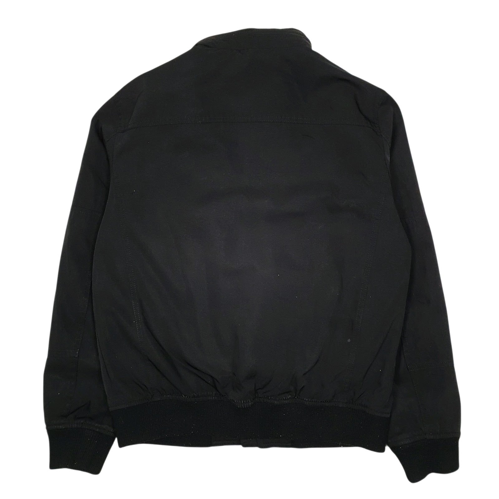 Mens Black Tommy Hilfiger Padded Windbreaker  Coat