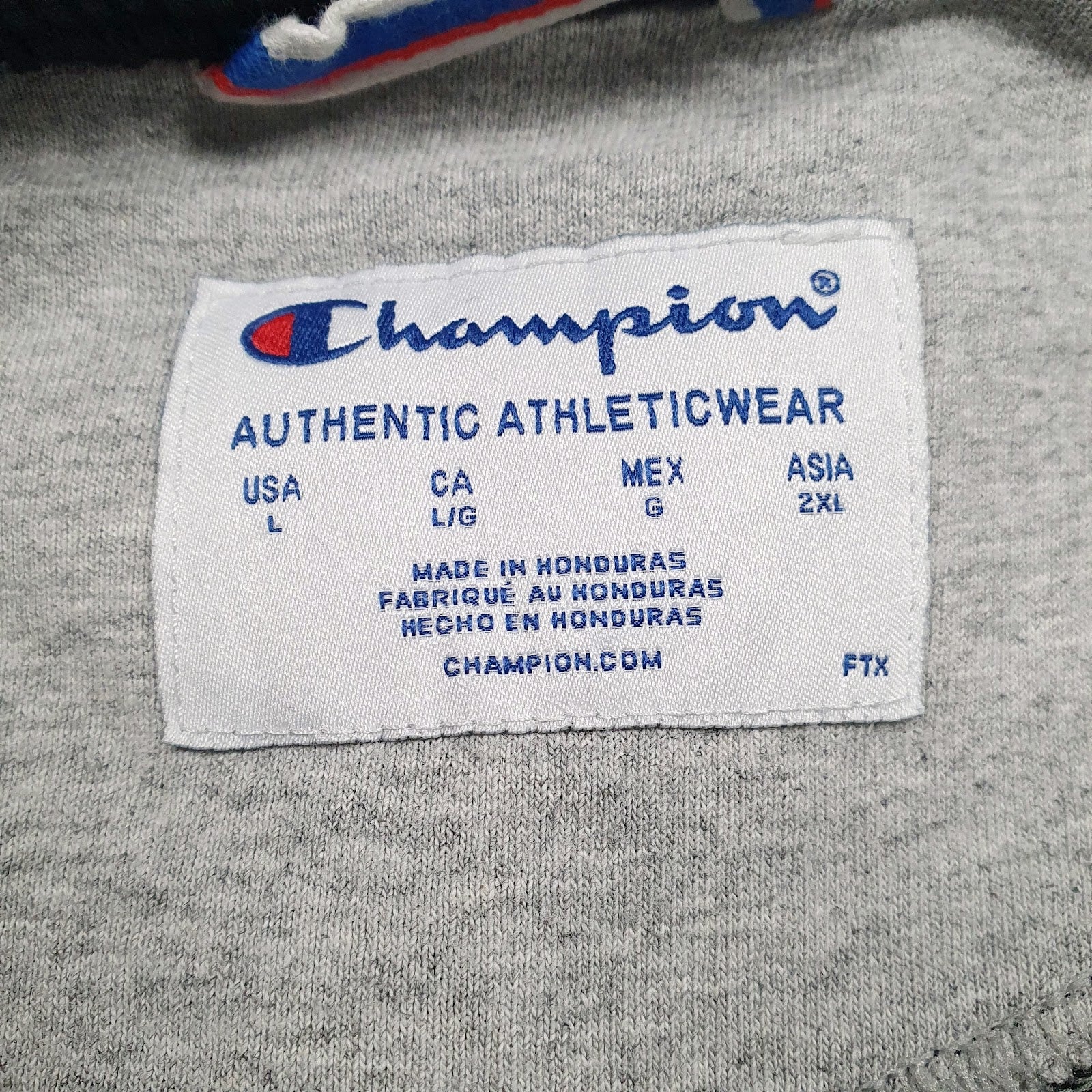 Mens Black Champion  Crewneck Jumper